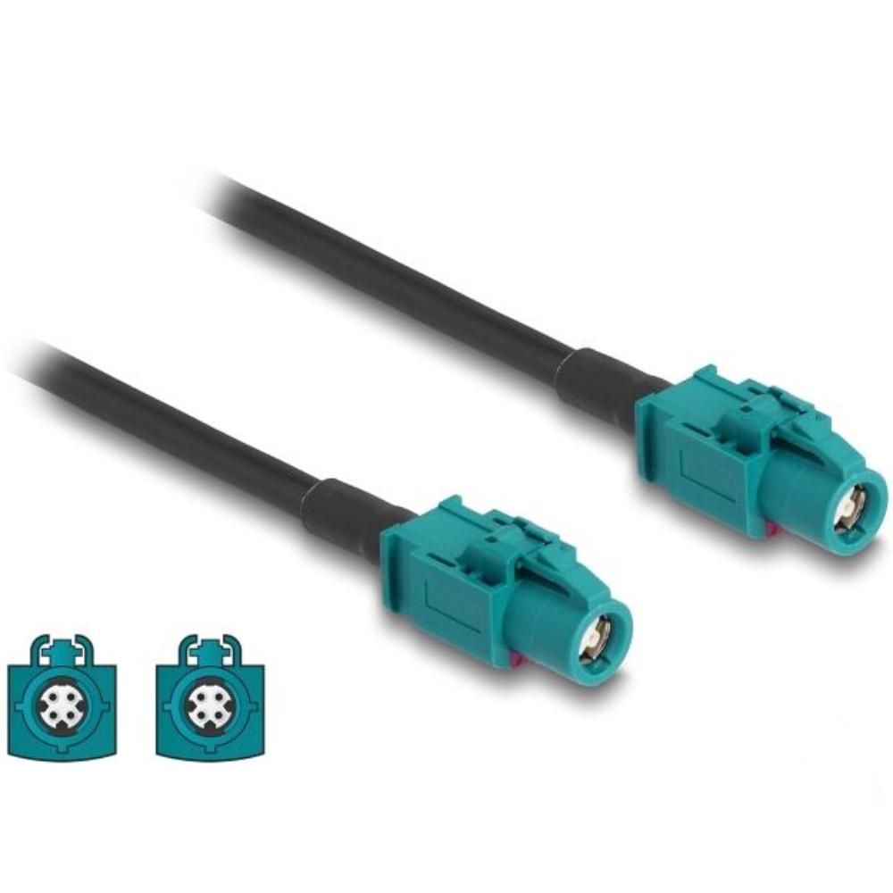 Delock Kabel HSD Z-stik til HSD Z-stik 1 m