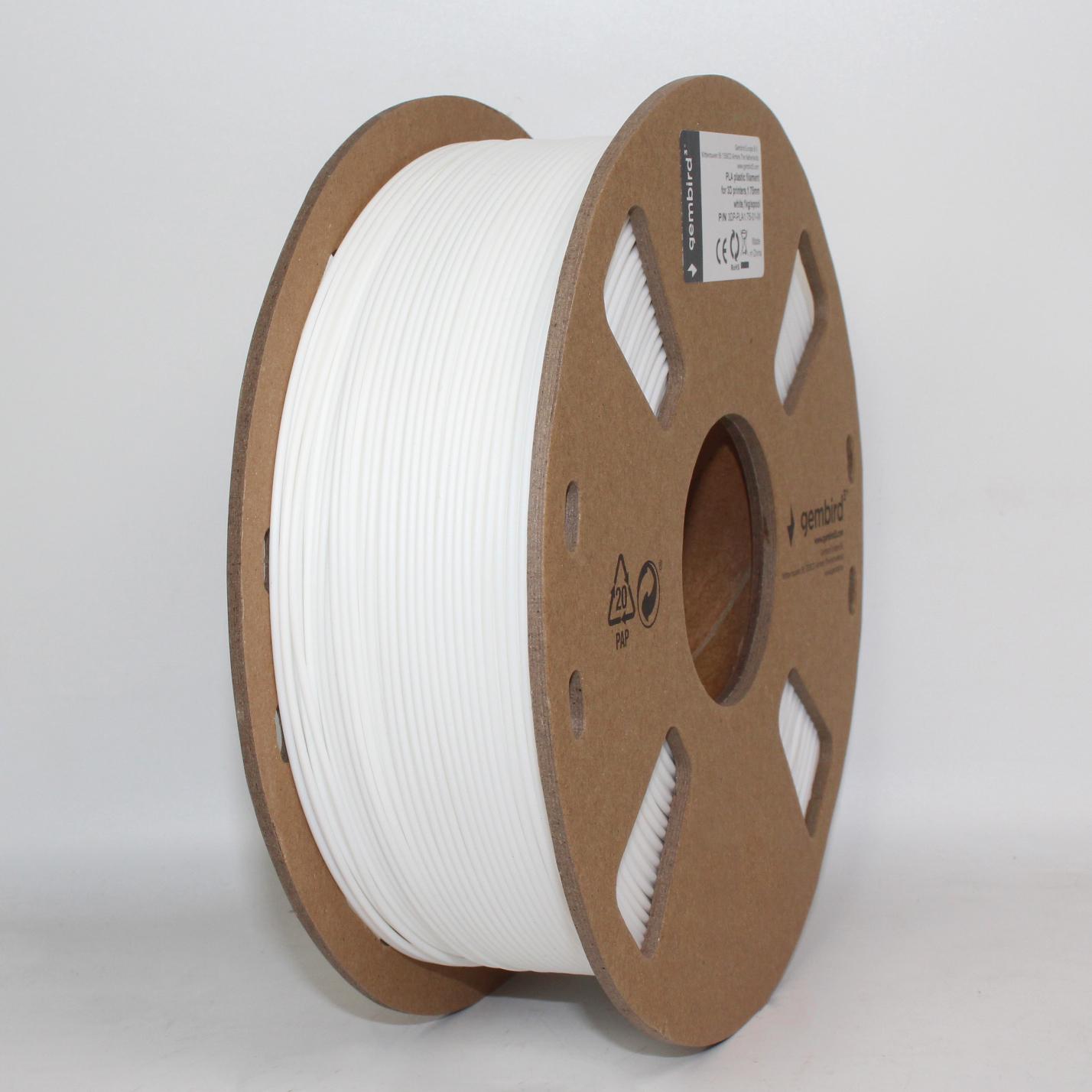 Højhastigheds-PLA Hvid, 1,75 mm, 1 kg
