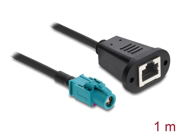 Delock Kabel HSD Z-stik til RJ45-stik 1 m