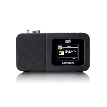 DAB+/FM radiovækkeur med farveskærm, sleeptimer og dobbelt - Lenco