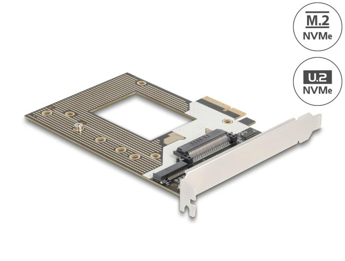Delock PCI Express 4.0 x4 kort til 1 x NVMe M.2 Key M 110 mm eller U.2 stik