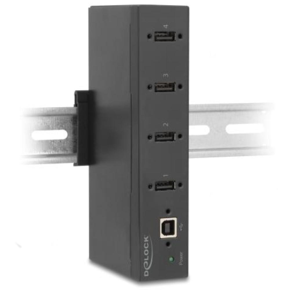 Ekstern industrielt hub - 4 porte