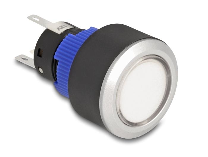Delock Trykknap indbygningsmodel 22 mm 5 x loddekontakter knap fl