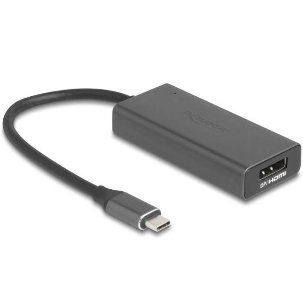 USB-C til HDMI + DisplayPort konverter - Delock