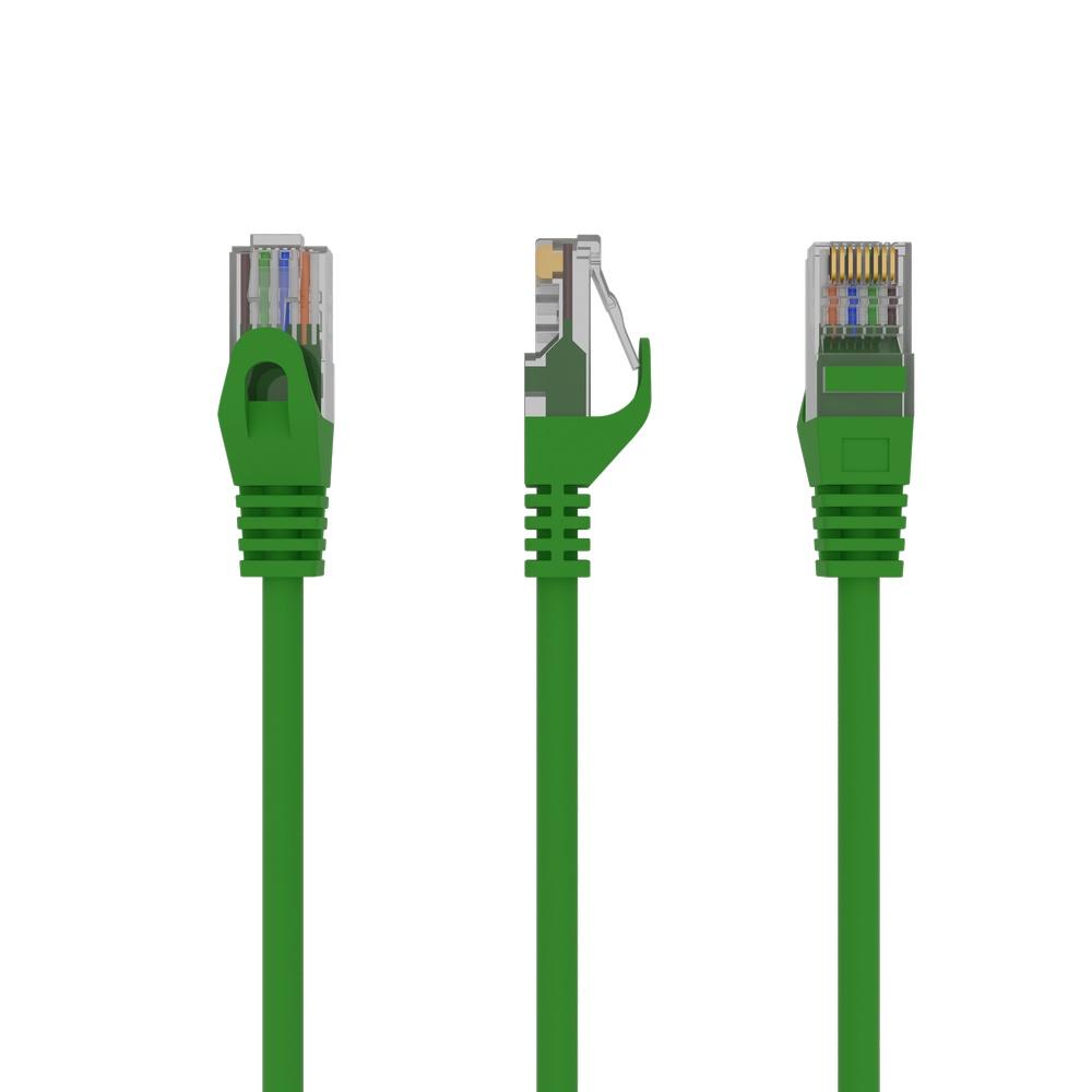 UTP Cat6 Patchkabel, 0,5 m, grøn