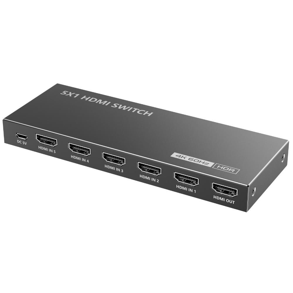 4K HDMI 2.0 switch 5 porte
