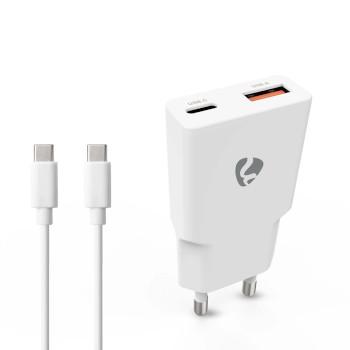 Lader 20 W GaN PD3.0 Hurtig opladningsfunktion 1.5 / 2.0 / 2.22 / 3.0 A - Nedis