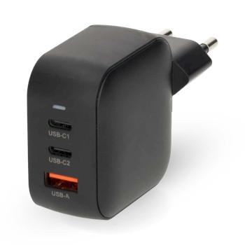 Lader 70 W GaN PD3.0 Hurtig opladningsfunktion 1.5 / 2.25 / 2.5 / 3.0 / - Nedis