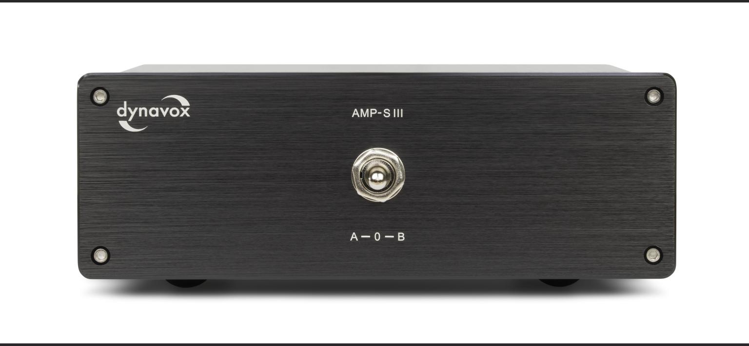 Dynavox Forstærker/Højttaler-omskifter AMP-S III sort