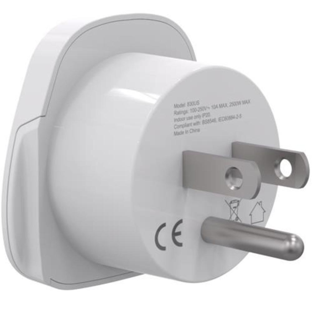 USA-til-verdens stikkontaktadapter, 10 A