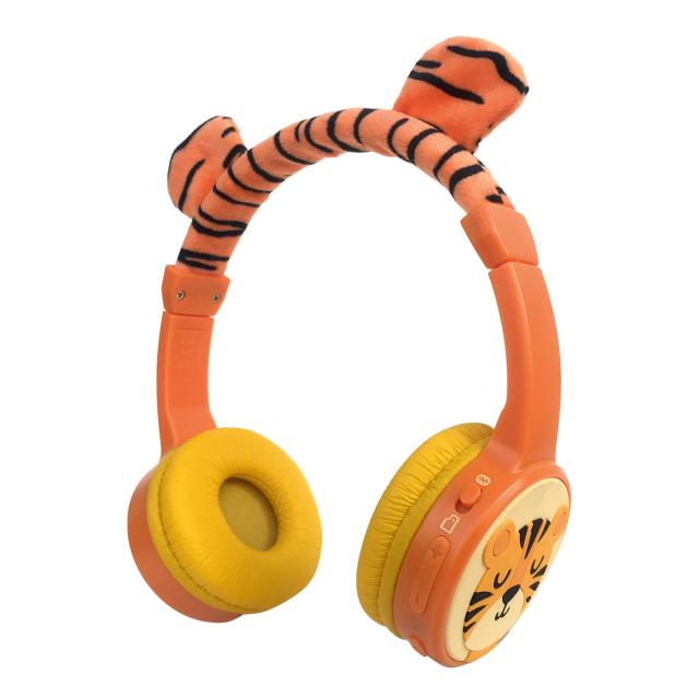 Mobilize Wireless/Wired Over Ear Kids Headphone 85dB Tiger - Mobilize