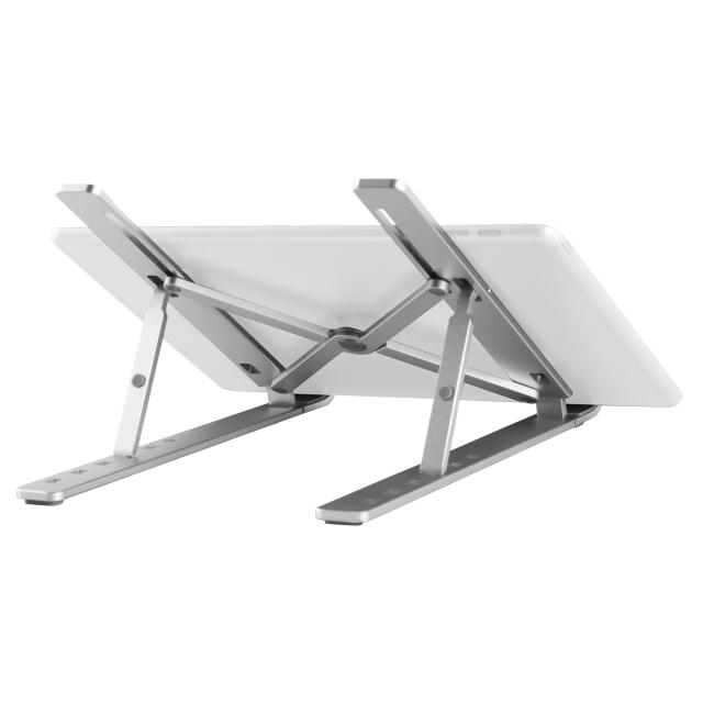 Mobilize Aluminium Laptop Stand op til 15,6 tommer Sølv - Mobilize