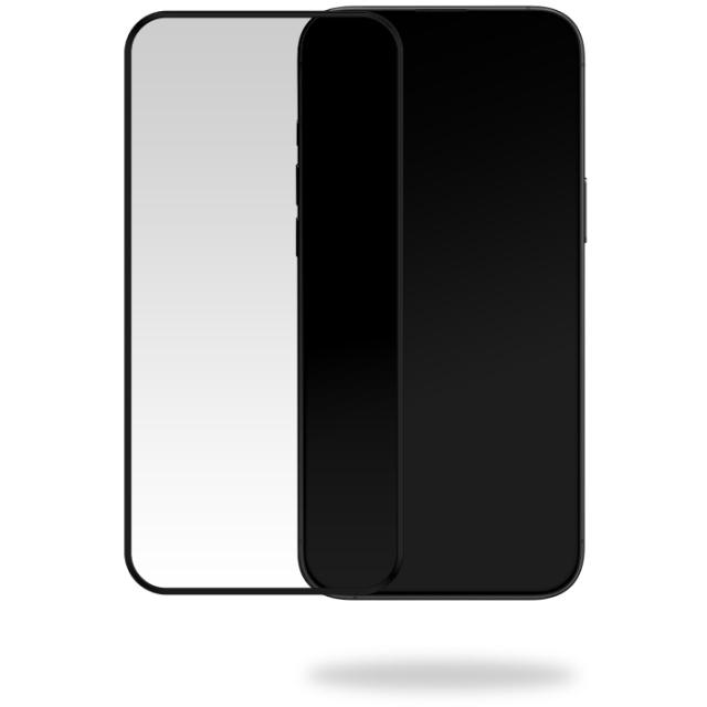 Mobilize Glass Screen Protector - Black Frame - Apple iPhone 15 Plus/16 - Mobilize