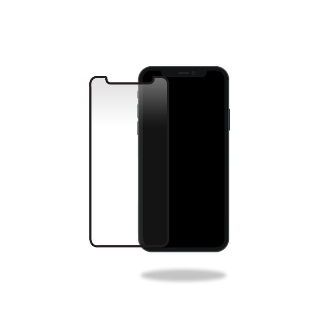 Mobilize Privacy Glass Screen Protector - Black Frame - for Apple iPhone - Mobilize