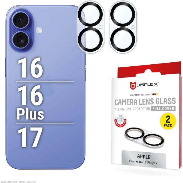DISPLEX CamGlass All-In-One iPhone 16/16 Plus/17 - Displex