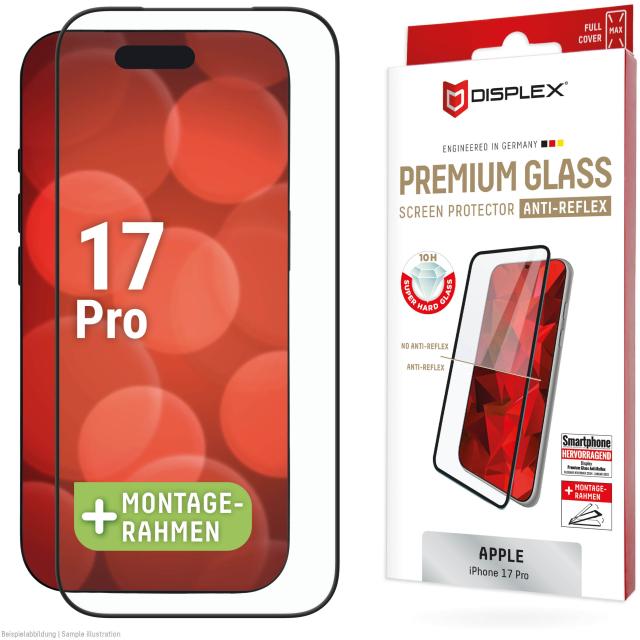 DISPLEX Premium Glass Full Cover Anti-Reflex iPhone 17 Pro - Displex