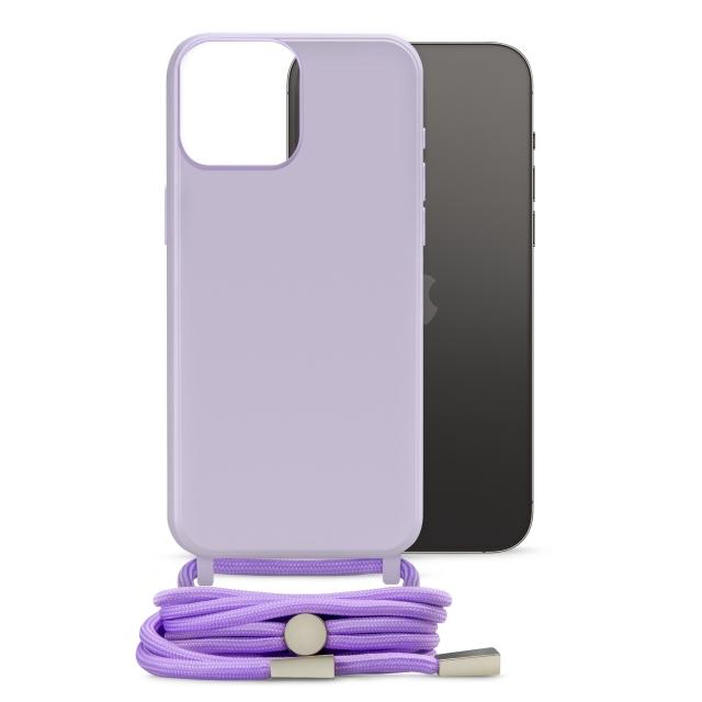Mobilize Lanyard Gelly Case for Apple iPhone 14 Pro Max Pastel Purple - Mobilize