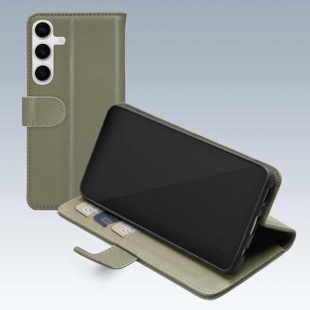 Mobilize Premium Gelly Wallet Book Case Samsung Galaxy S24+ 5G Green - Mobilize