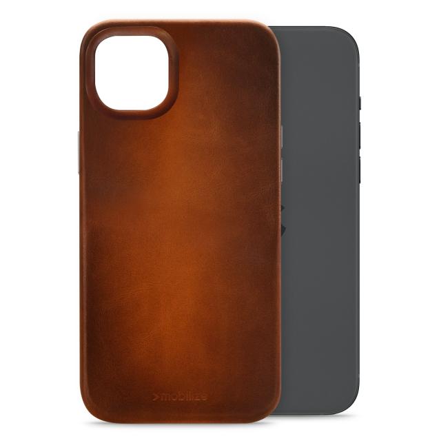 Mobilize Magsafe Compatible Premium Leather Case Apple iPhone 15 Plus - Mobilize