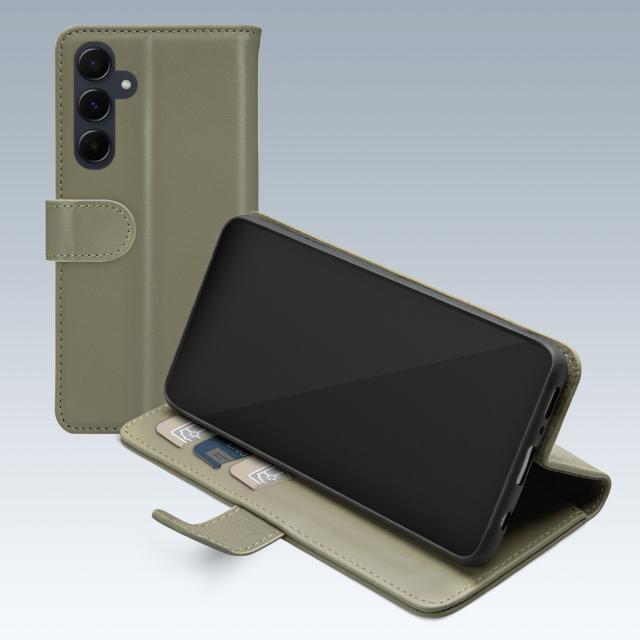 Mobilize Premium Gelly Wallet Book Case Samsung Galaxy A55 5G Green - Mobilize