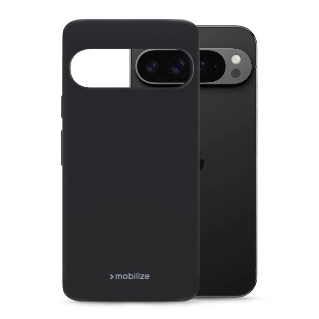 Mobilize Rubber Gelly Case Google Pixel 9 Pro XL Matt Black - Mobilize