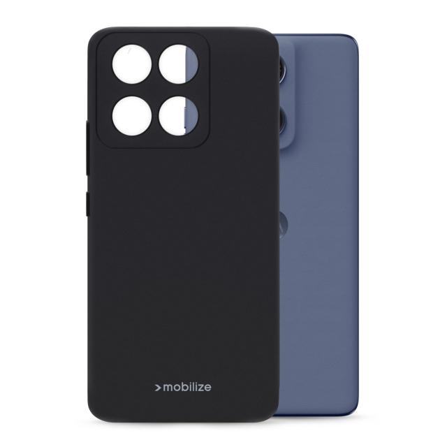 Mobilize Rubber Gelly Case Motorola Edge 60 Fusion Matt Black - Mobilize