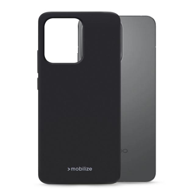 Mobilize Rubber Gelly Case OPPO Reno 14 Pro 5G Matt Black - Mobilize
