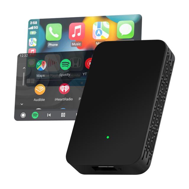 Mobilize Adapter for Wireless Apple Carplay/Android Auto Black - Mobilize