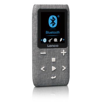 MP3/MP4-afspiller med Bluetooth® 8 GB Micro SD-kort Grå - Lenco