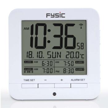 Digitalt vækkeur med temperaturvisning - Fysic