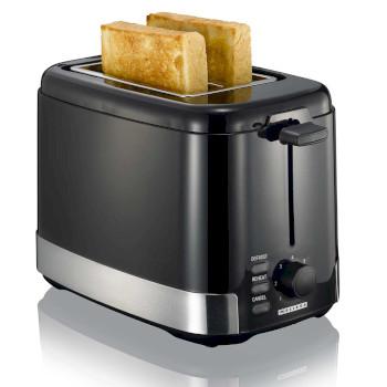 Brødrister til 2 skiver 800W Sort / Rustfrit stål - MELISSA