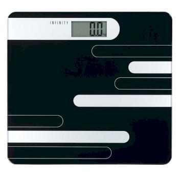 Personvægt 180 kg Sort / Sølv - MELISSA