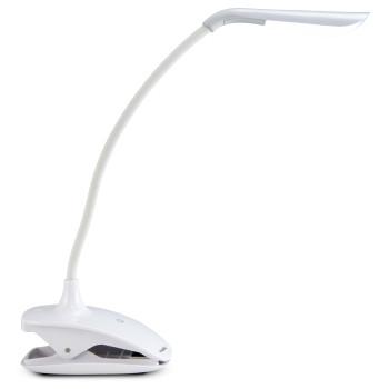 Genopladelig LED-lampe med klemme Hvid - Fysic