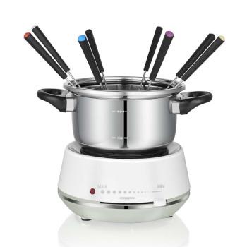 Elektrisk fondue 2L 1200W Rustfrit stål / Hvid - MELISSA