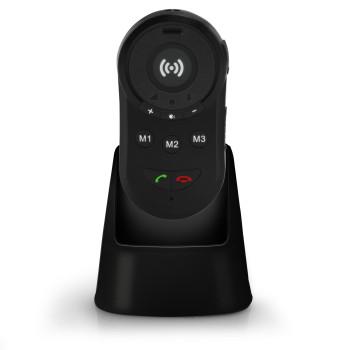 SOS panikknap med GPS-tracker til seniorer Sort - Fysic