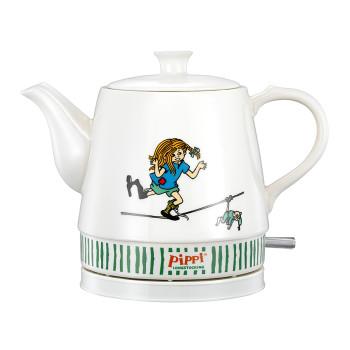 Varmtvandsbeholder keramisk - 0,8 liter - Pippi Circus design - PIPPI