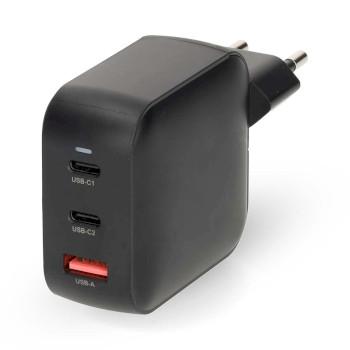 Oplader 100 W GaN PD3.0 Snellaad functie 2.5 / 3.0 / 5.0 A - Nedis