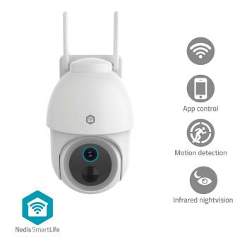 SmartLife Kamera til udendørs brug Spotlight 3MP Full HD 1296p Panorering og vipning - Nedis