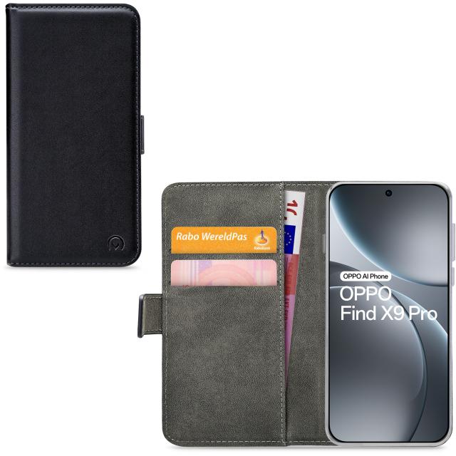 Mobilize Classic Gelly Wallet Book Case OPPO Find X9 Pro Sort - Mobilize