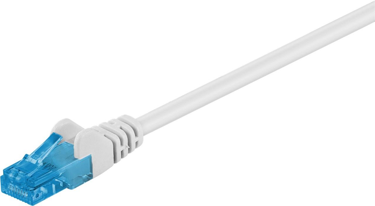 Ultrafleksibel CAT 6A netværkskabel, U/UTP, hvid - Goobay