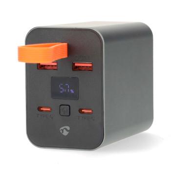 Powerbank 30000 mAh 1.5 / 2.0 / 3.0 / 5.0 A Outputs: 4 Output: 2x - Nedis