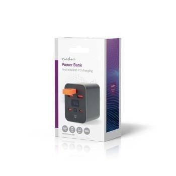 Powerbank 30000 mAh 1.5 / 2.0 / 3.0 / 5.0 A Outputs: 4 Output: 2x - Nedis