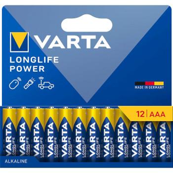 Alkalisk Batteri AAA 1.5 V High Energy 12-pak - Varta