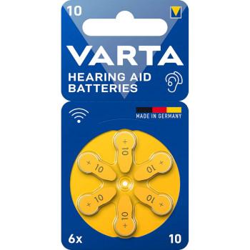 Høreapparat Batterier Type 10 6-Blister - Varta