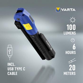 Work Flex® Multifunktionslampe F20R Genopladelig - Varta