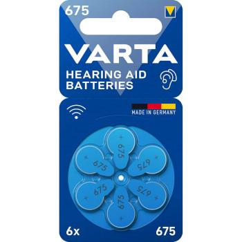 Høreapparatbatterier Type 675 6-blister - Varta
