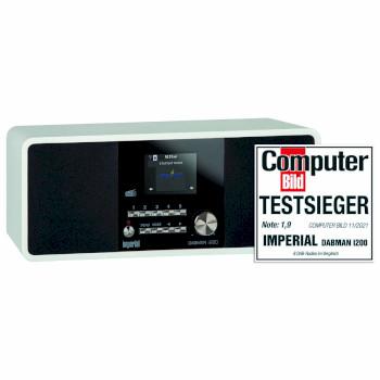 DABMAN i200 Multifunktionel Stereo Radio DAB+ / FM / Internet Hvid - Imperial