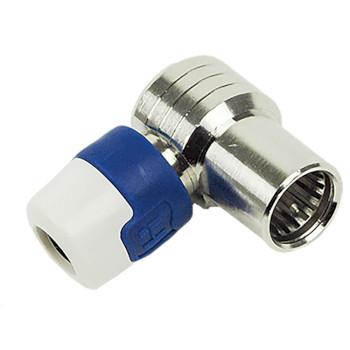 QFA 5 Vinkelstik-f-stik med hurtig push-on-tilslutning Shopconcept - Hirschmann