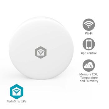 SmartLife Luftkvalitetsmonitor Wi-Fi Kuldioxid (CO2) / - Nedis