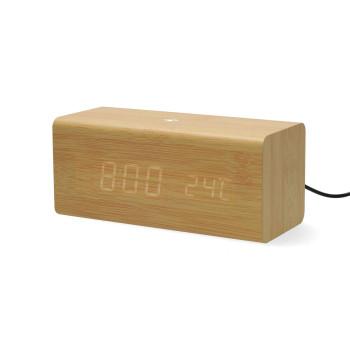 Vækkeur LED USB-C™ Hunkøn FM Snooze-funktion Sleep Timer - Nedis